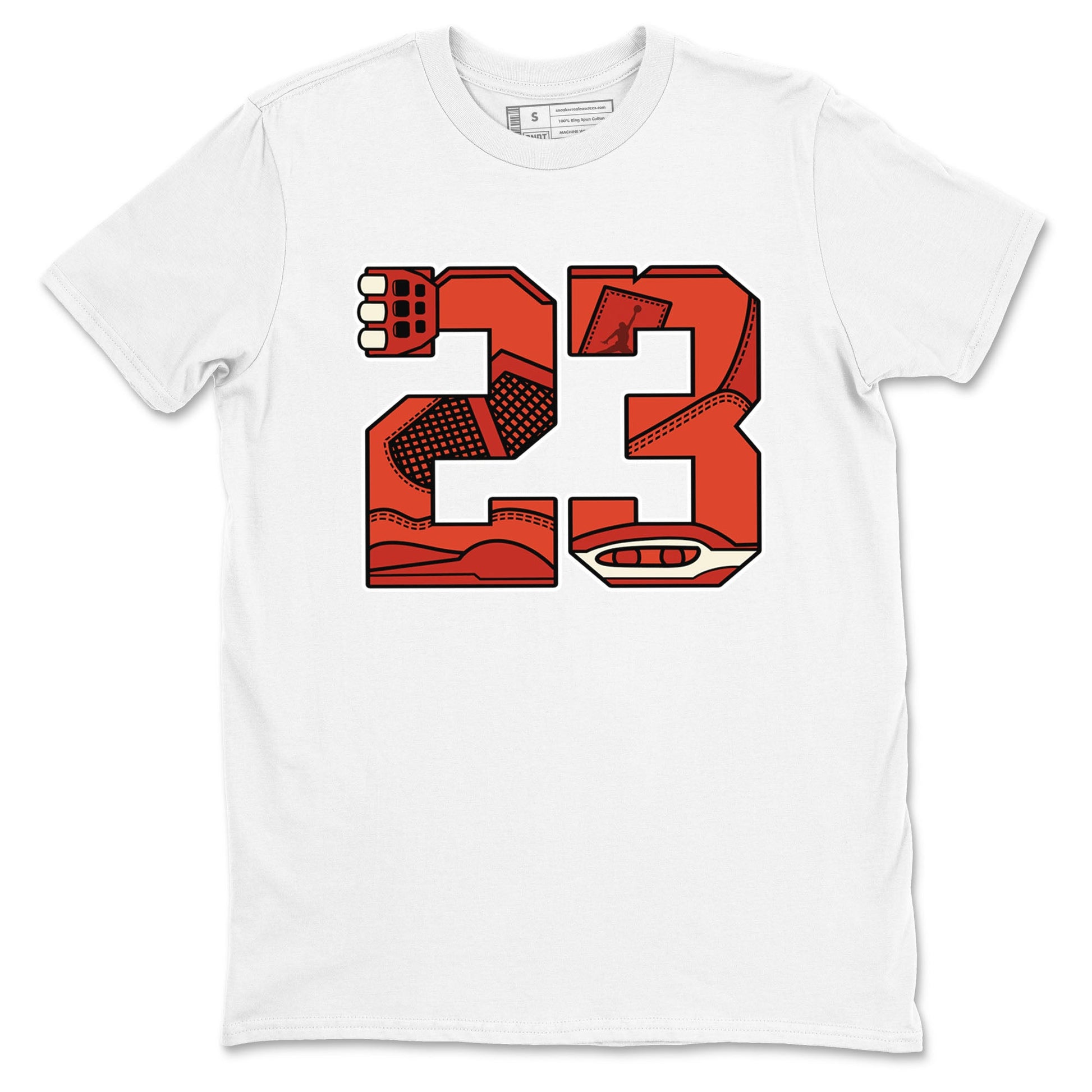 Nigel Sylvester x Air Jordan 4 Brick by Brick shirts to match jordans 23 sneaker match tees Air Jordan 4 Brick By Brick match shoes to clothes SNRT Sneaker Tees unisex cotton White 2 shirts
