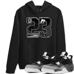 4s Fear shirts to match jordans 23 sneaker match tees Air Jordan 4 Retro Fear match shoes to clothes SNRT Sneaker Tees unisex cotton Black 1 shirts