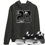 4s Fear shirts to match jordans 23 sneaker match tees Air Jordan 4 Retro Fear match shoes to clothes SNRT Sneaker Tees unisex cotton Charcoal Heather 1 shirts