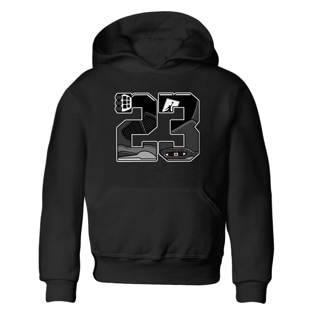 4s Fear shirts to match jordans 23 sneaker match tees Air Jordan 4 Retro Fear match shoes to clothes SNRT Sneaker Tees Youth Baby Black 2 tee
