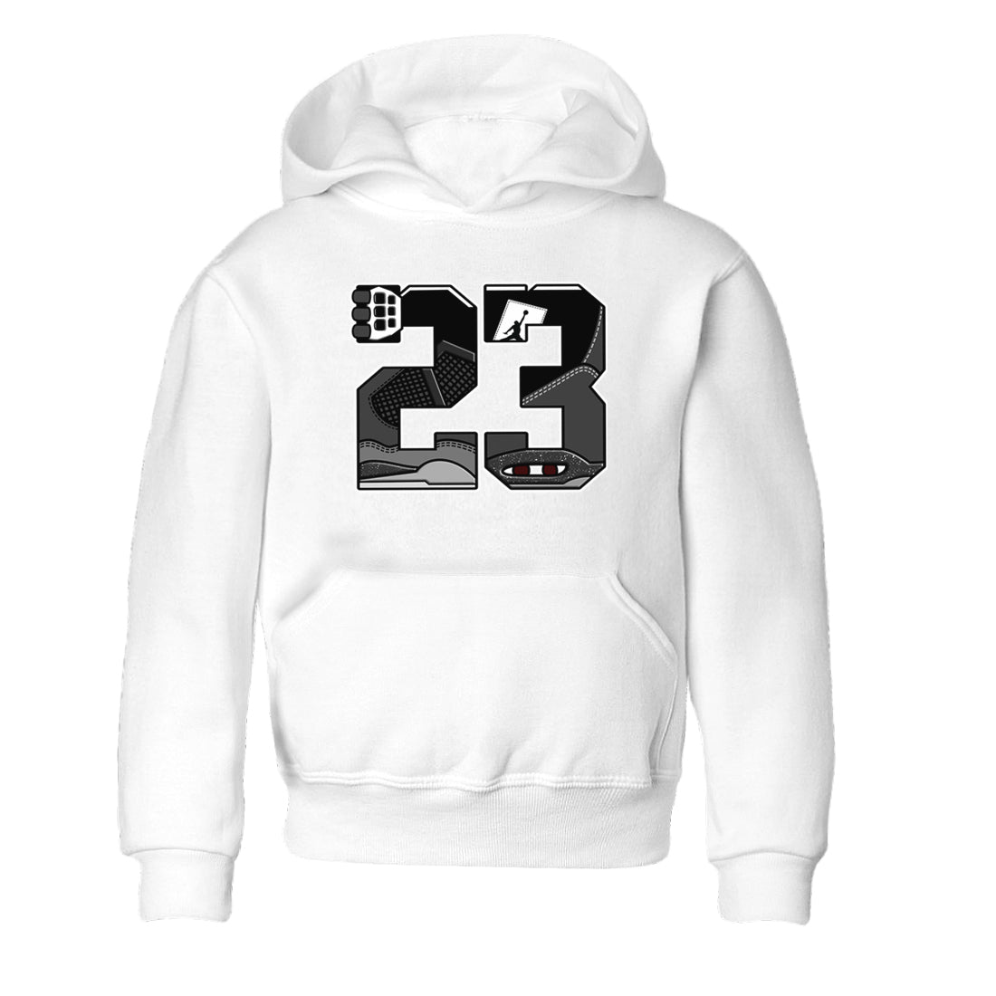 4s Fear shirts to match jordans 23 sneaker match tees Air Jordan 4 Retro Fear match shoes to clothes SNRT Sneaker Tees Youth Baby White 2 tee