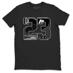 4s Fear shirts to match jordans 23 sneaker match tees Air Jordan 4 Retro Fear match shoes to clothes SNRT Sneaker Tees unisex cotton Black 2 shirts