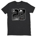 4s Fear shirts to match jordans 23 sneaker match tees Air Jordan 4 Retro Fear match shoes to clothes SNRT Sneaker Tees unisex cotton Charcoal Heather 2 shirts