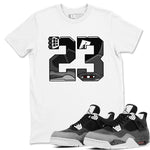 4s Fear shirts to match jordans 23 sneaker match tees Air Jordan 4 Retro Fear match shoes to clothes SNRT Sneaker Tees unisex cotton White 1 shirts