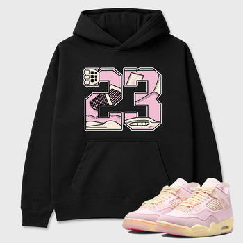 Sneaker match tees – Sneaker Tees To Match Air Jordan 4 Iced Carmine Shoes – 23 Tee Black 1