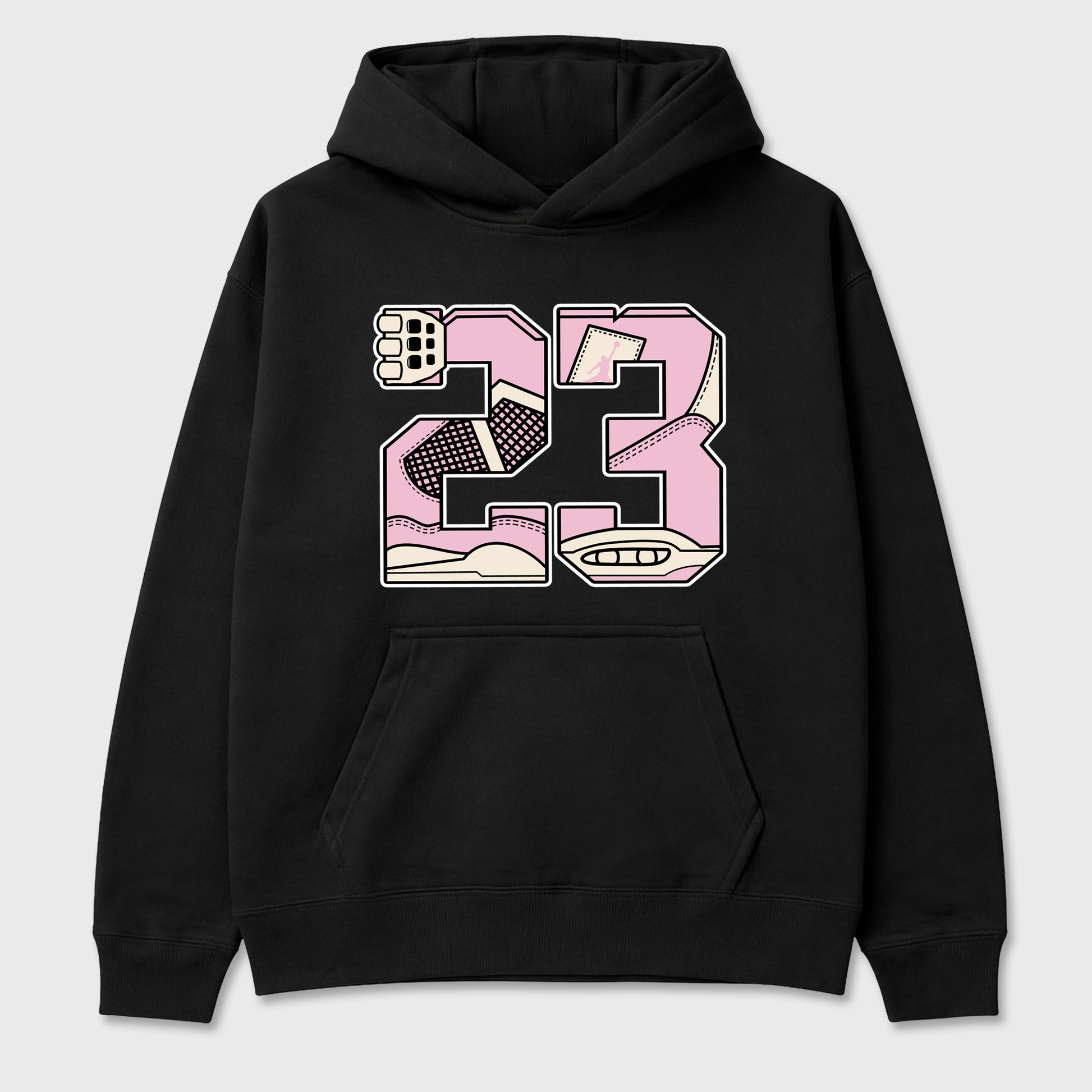 Sneaker match tees – Sneaker Tees To Match Air Jordan 4 Iced Carmine Shoes – 23 Tee Black 2