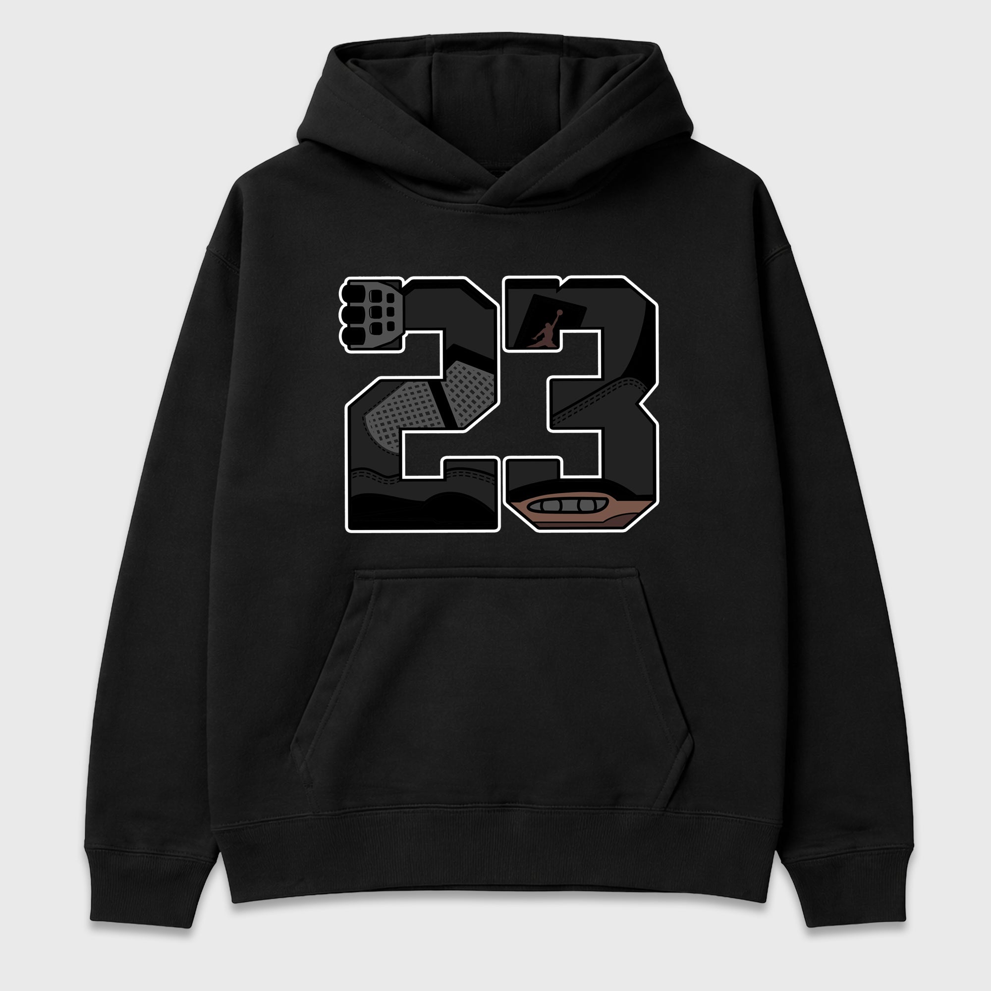 23 Graphic T-Shirt featuring original streetwear artwork designed to match the Air Jordan 4 London. Black 2 Graphic Tee.