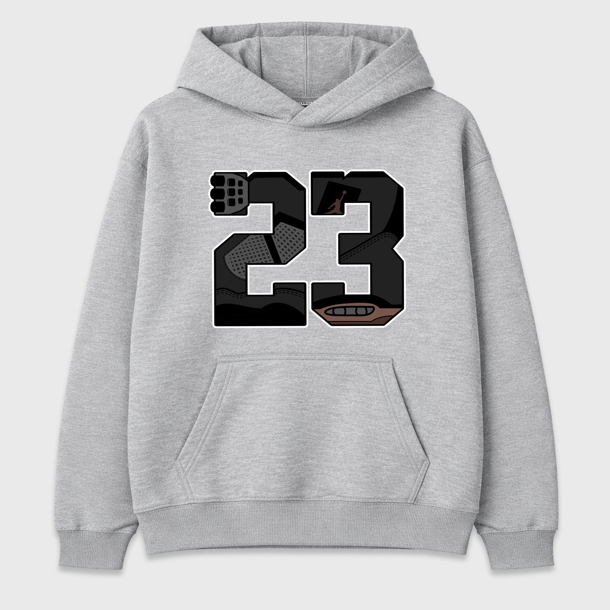 23 Graphic T-Shirt featuring original streetwear artwork designed to match the Air Jordan 4 London. Heather Grey 2 Graphic Tee.