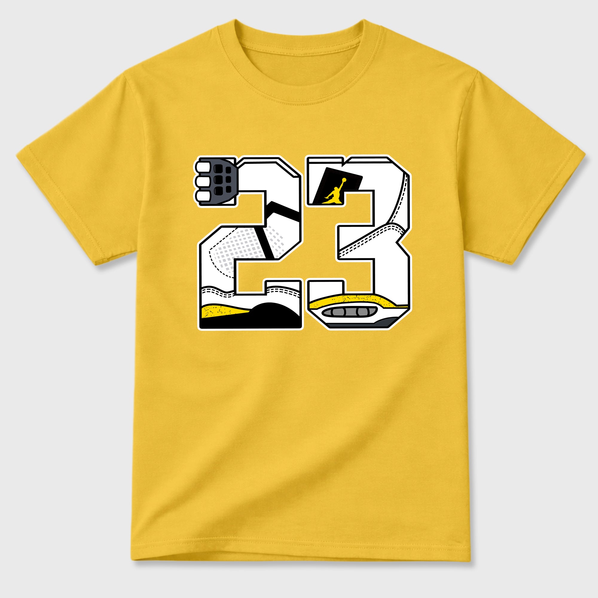23 Graphic T-Shirt featuring original streetwear artwork designed to match the Air Jordan 4 Tour Yellow. Daisy 2 Graphic T-Shirt.