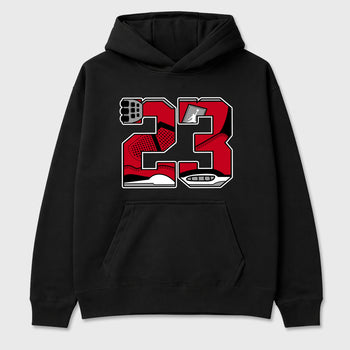 23 Graphic T-Shirt sneaker match tee designed for the , featuring coordinated color options for a perfect streetwear match. Black 2 shirt.