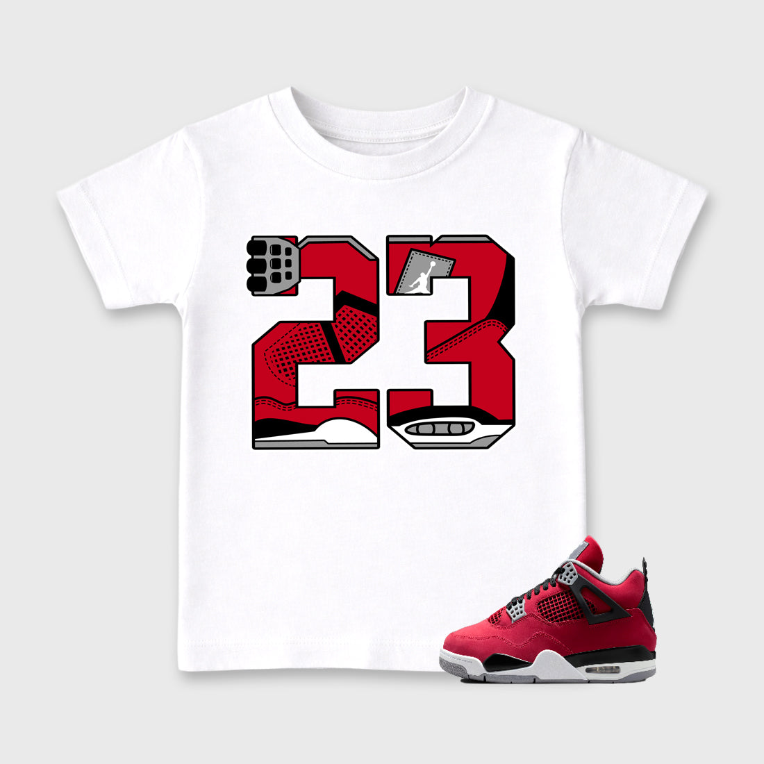 23 affordable baby and kids t-shirt designed to match the , featuring coordinated White 1 options for the perfect little sneakerhead streetwear look.