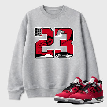 23 Graphic T-Shirt sneaker match tee designed for the , featuring coordinated color options for a perfect streetwear match. Heather Grey 1 shirt.