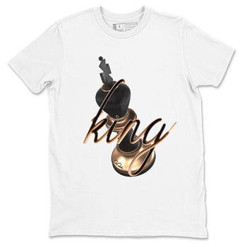 Foams One Metallic Copper shirts to match jordans 3D King sneaker match tees Air Foamposite One Metallic Copper match shoes to clothes SNRT Sneaker Tees unisex cotton White 2 shirts
