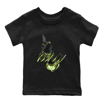 Sneaker match tees – Sneaker Tees To Match Air Foamposite One Pine Green Shoes – 3D King Kids T-Shirt Black 2