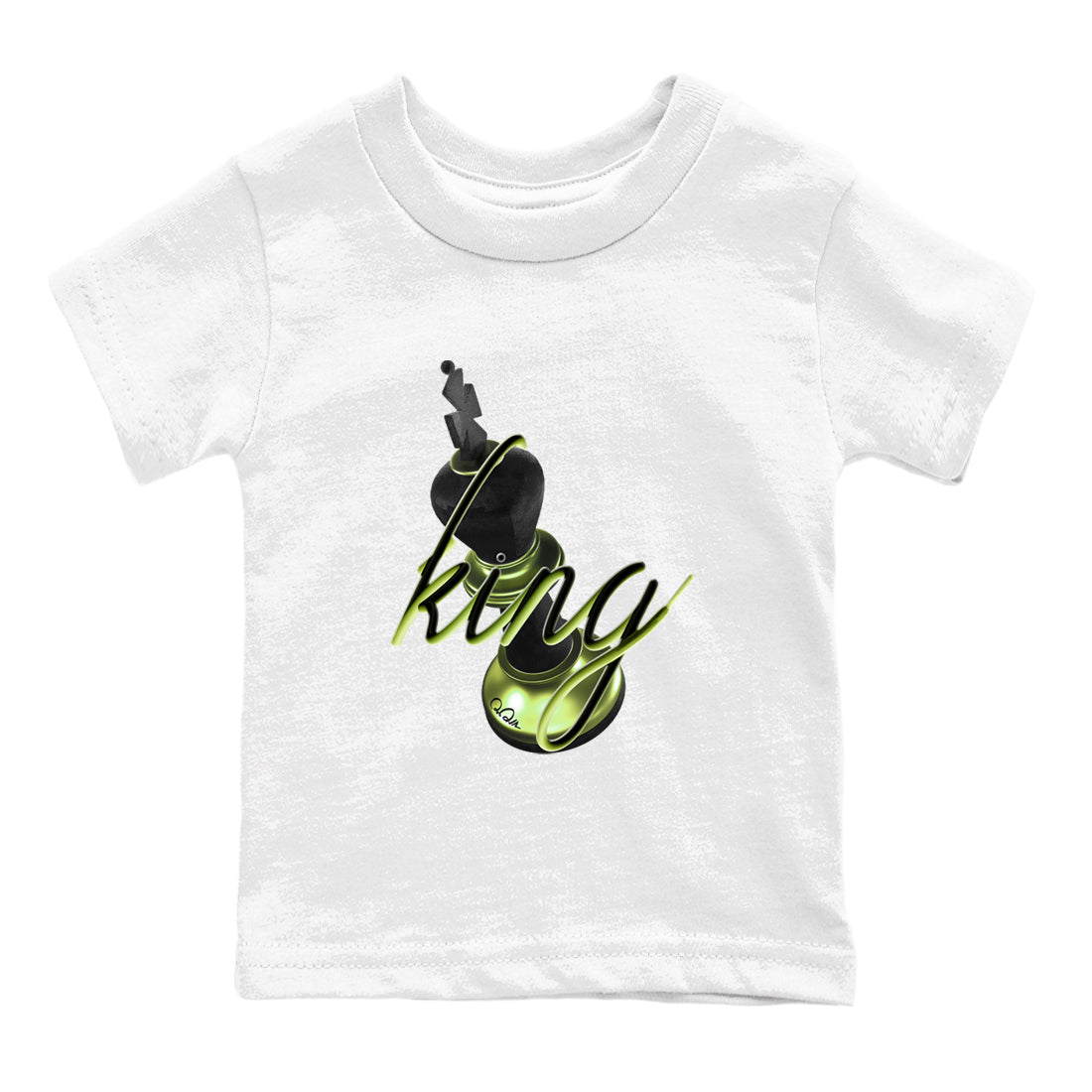 Sneaker match tees – Sneaker Tees To Match Air Foamposite One Pine Green Shoes – 3D King Kids T-Shirt White 2