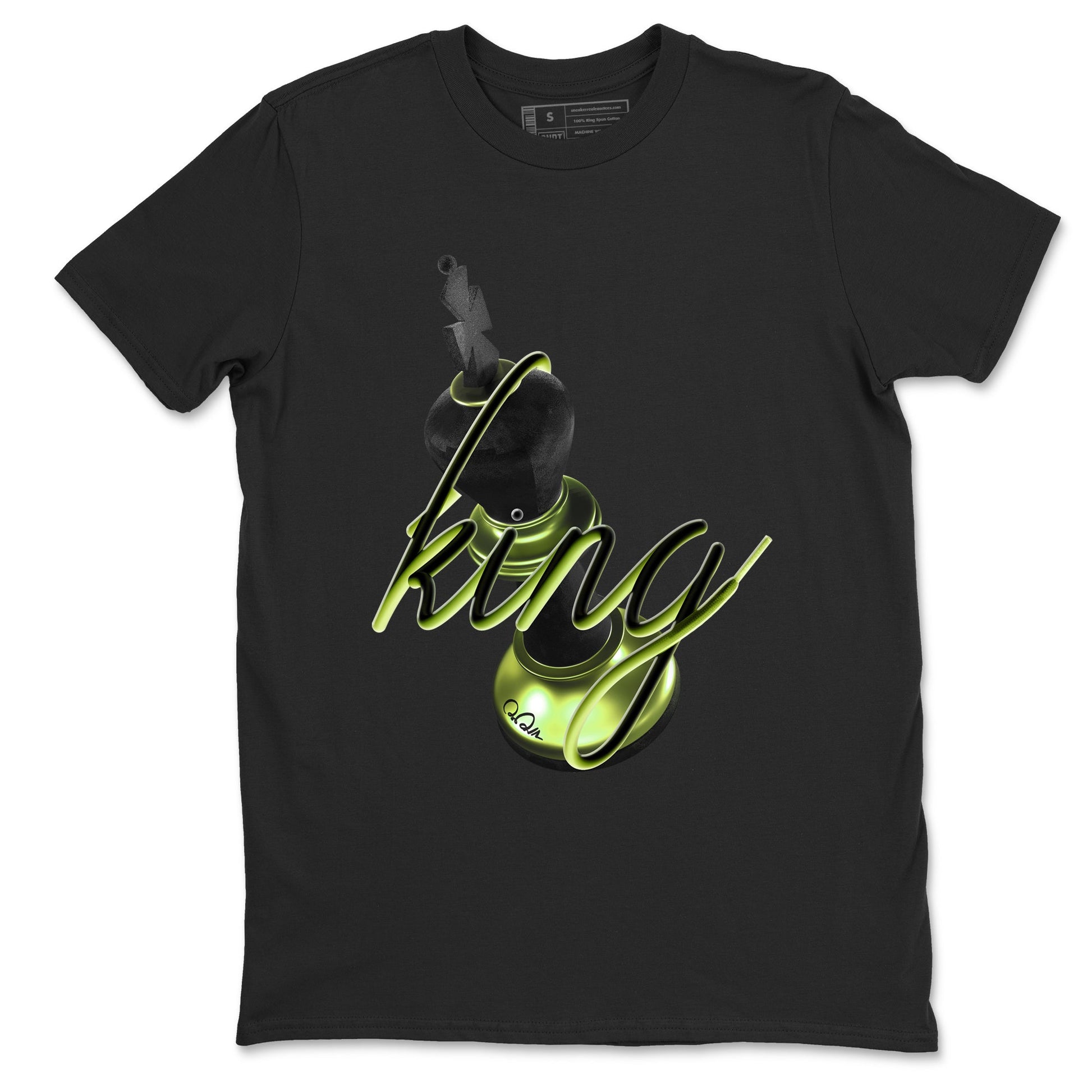 Sneaker match tees – Sneaker Tees To Match Air Foamposite One Pine Green Shoes – 3D King Tee Black 2