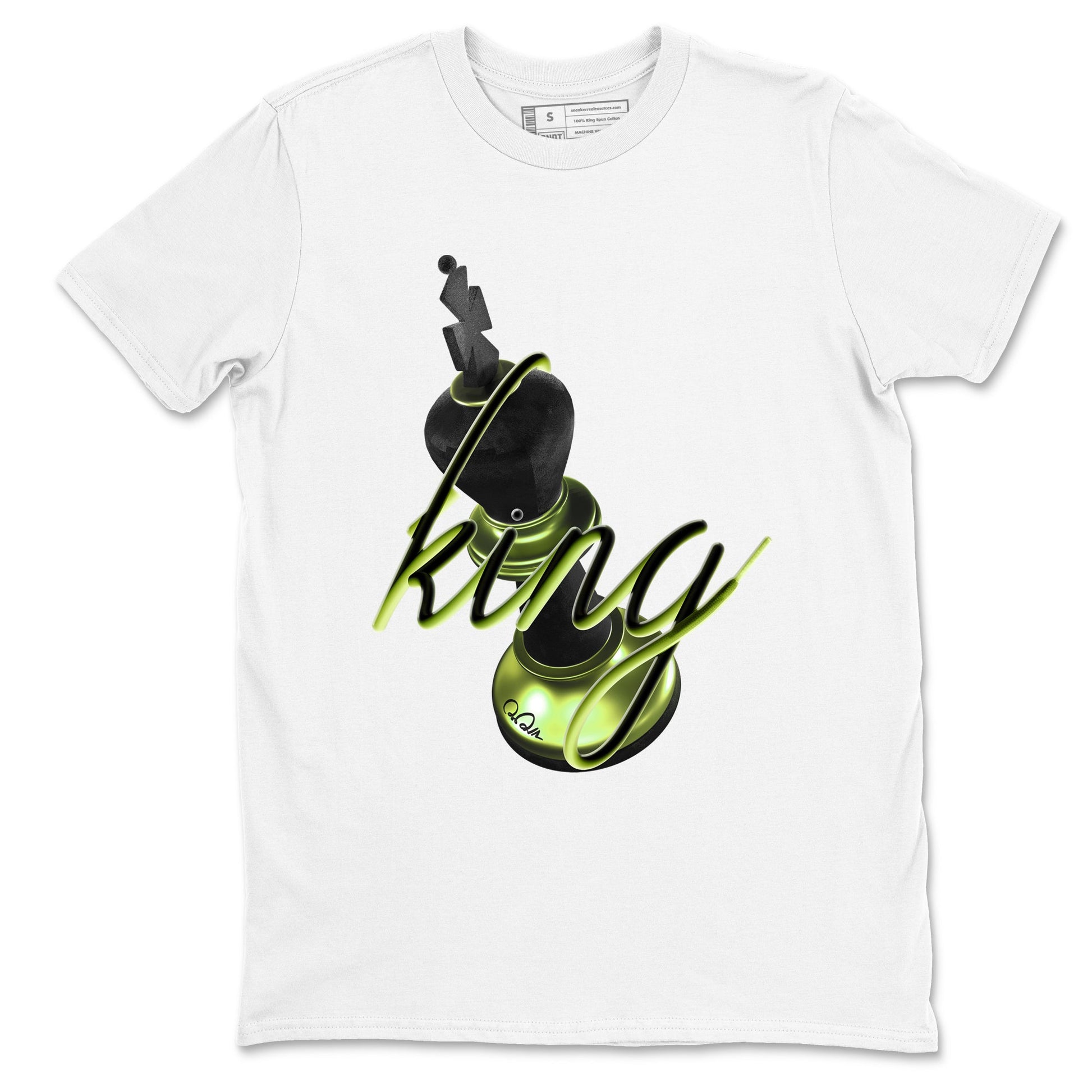 Sneaker match tees – Sneaker Tees To Match Air Foamposite One Pine Green Shoes – 3D King Tee White 2