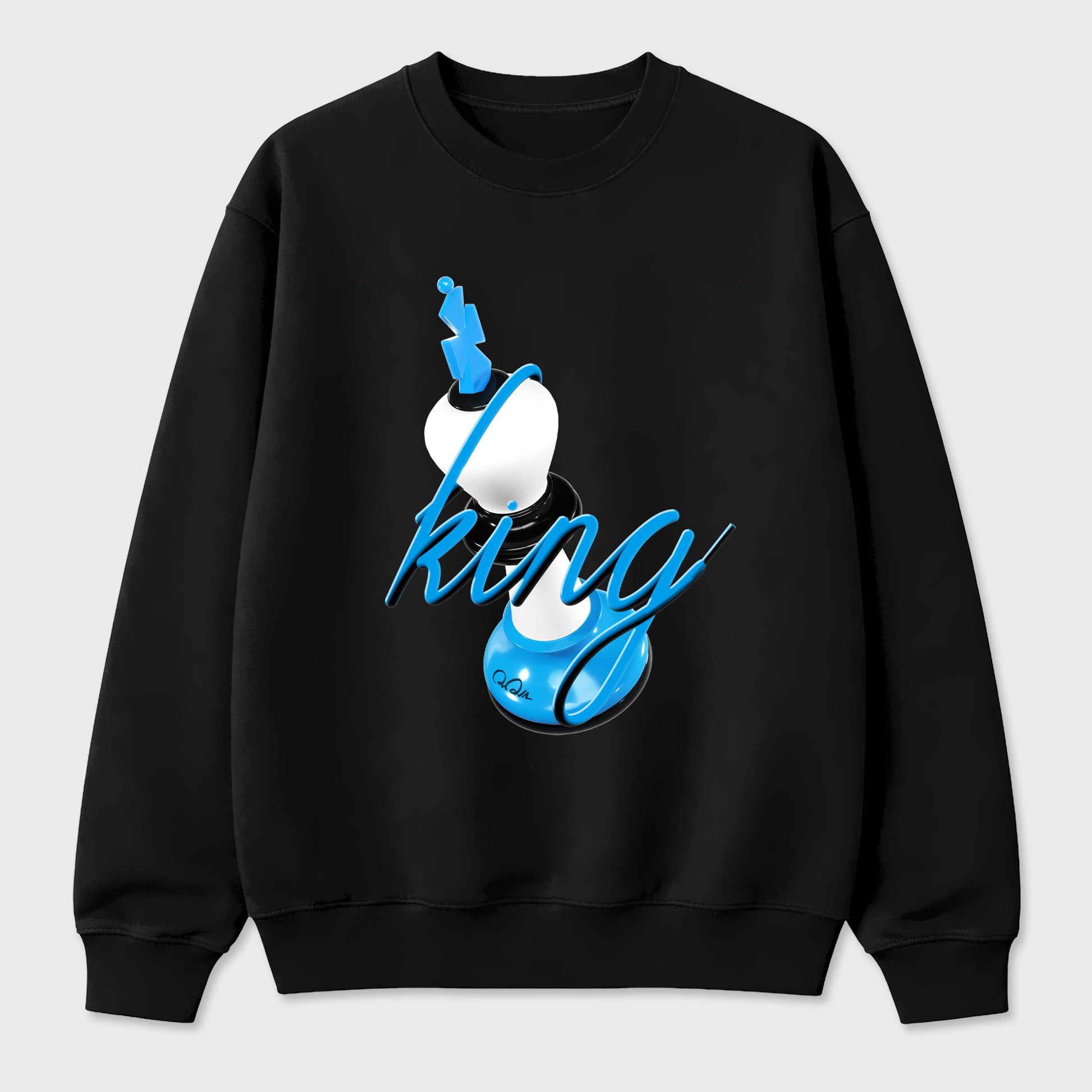 Best Sneakerfit Graphic Tee. Graphic Outfits. Sneaker Tees To Match Air Foamposite Pro University Blue Sneakers – 3D King Tee Black 2