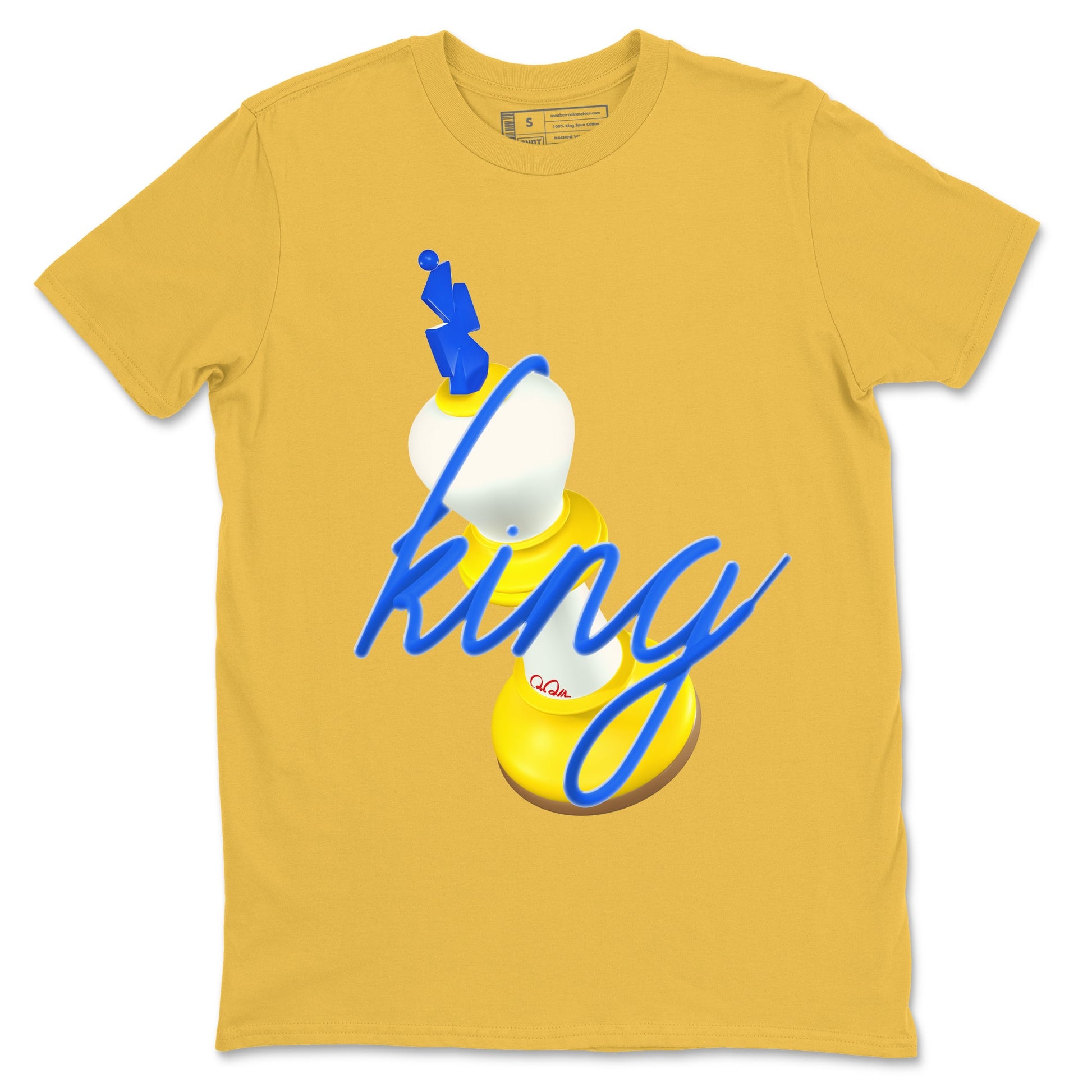 1s Travis Scott Canary shirt to match jordans 3D King sneaker tees Air Jordan 1 Travis Scott Canary SNRT Sneaker Release Tees unisex cotton Daisy 2 crew neck shirt