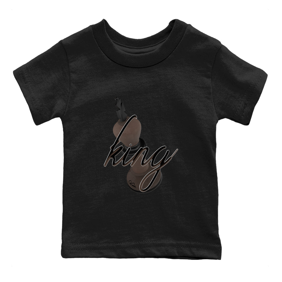 Air Jordan 1 Travis Scott Velvet Brown shirts to match jordans 3D King sneaker match tees Travis Scott x Air Jordan 1 Low OG Velvet Brown best t shirts to wear with jordans SNRT Sneaker Tees Youth Baby Black 2 tee