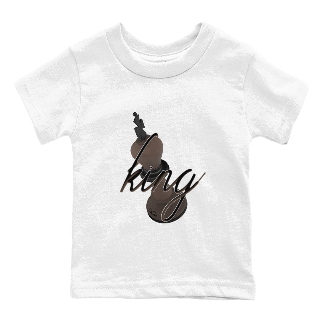 Air Jordan 1 Travis Scott Velvet Brown shirts to match jordans 3D King sneaker match tees Travis Scott x Air Jordan 1 Low OG Velvet Brown best t shirts to wear with jordans SNRT Sneaker Tees Youth Baby White 2 tee