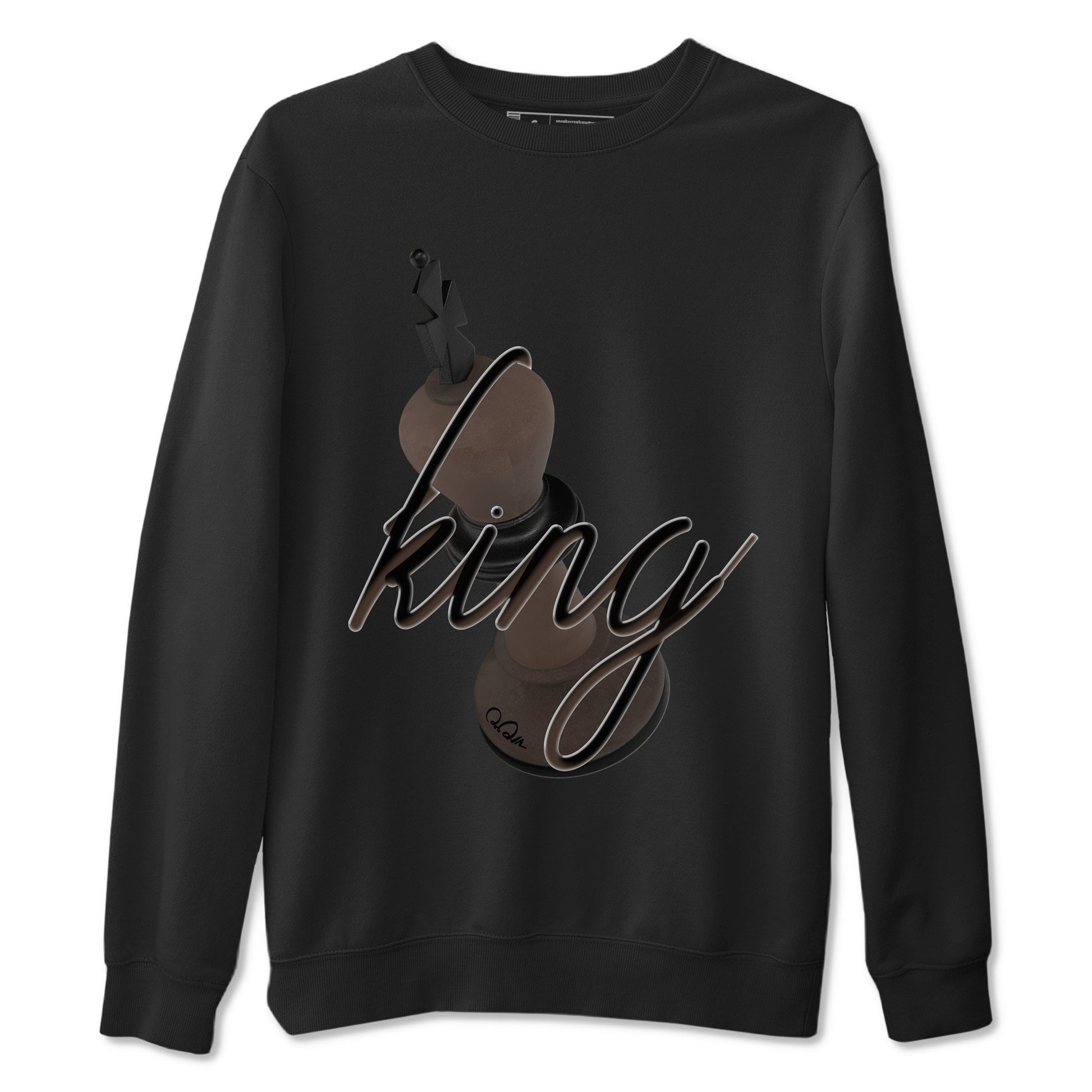 Air Jordan 1 Travis Scott Velvet Brown shirts to match jordans 3D King sneaker match tees Travis Scott x Air Jordan 1 Low OG Velvet Brown best t shirts to wear with jordans SNRT Sneaker Tees unisex cotton Black 2 shirts