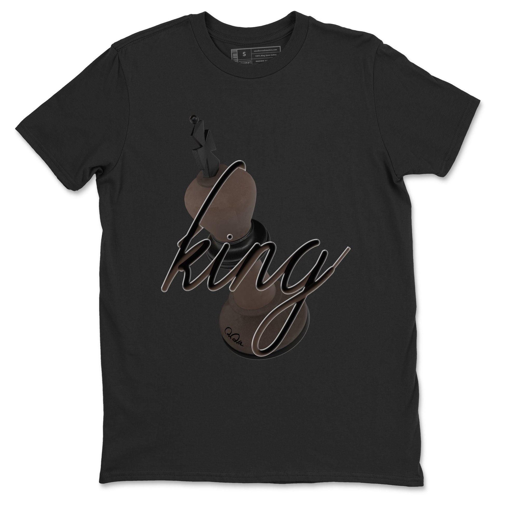 Air Jordan 1 Travis Scott Velvet Brown shirts to match jordans 3D King sneaker match tees Travis Scott x Air Jordan 1 Low OG Velvet Brown best t shirts to wear with jordans SNRT Sneaker Tees unisex cotton Black 2 shirts
