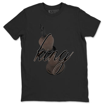 Air Jordan 1 Travis Scott Velvet Brown shirts to match jordans 3D King sneaker match tees Travis Scott x Air Jordan 1 Low OG Velvet Brown best t shirts to wear with jordans SNRT Sneaker Tees unisex cotton Black 2 shirts