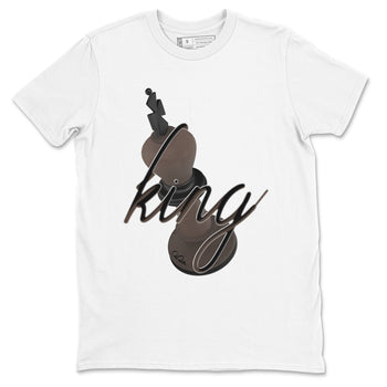 Air Jordan 1 Travis Scott Velvet Brown shirts to match jordans 3D King sneaker match tees Travis Scott x Air Jordan 1 Low OG Velvet Brown best t shirts to wear with jordans SNRT Sneaker Tees unisex cotton White 2 shirts