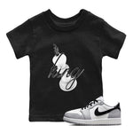 1s Wolf Grey shirts to match jordans 3D King sneaker match tees Air Jordan 1 Wolf Grey SNRT Sneaker Tees streetwear brand Baby and Youth Black 1 cotton tee