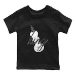 1s Wolf Grey shirts to match jordans 3D King sneaker match tees Air Jordan 1 Wolf Grey SNRT Sneaker Tees streetwear brand Baby and Youth Black 2 cotton tee