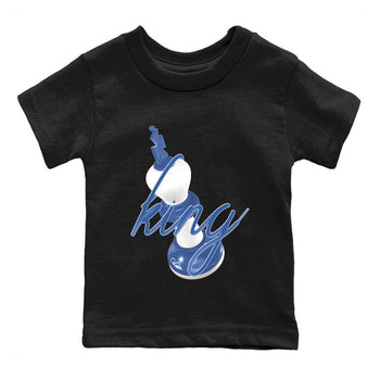 11s Diffused Blue Shirts To Match Jordans 3D King sneaker match tees Air Jordan 11 Diffused Blue Tee SNRT Sneaker Release Tees Youth Baby Black 2 crew neck shirts