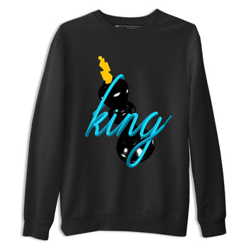 Sneaker match tees – Sneaker Tees To Match Air Jordan 11 Gamma Shoes – 3D King Tee Black 2