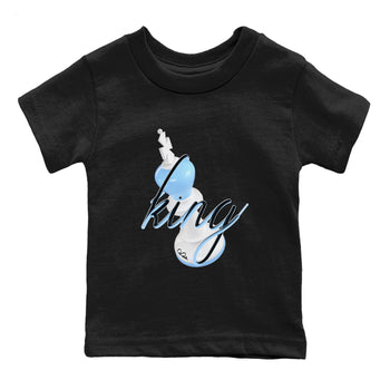 11s Retro Legend Blue shirts to match jordans 3D King sneaker match tees Air Jordan 11 Legend Blue best t shirts to wear with jordans SNRT Sneaker Tees Youth Baby Black 2 tee