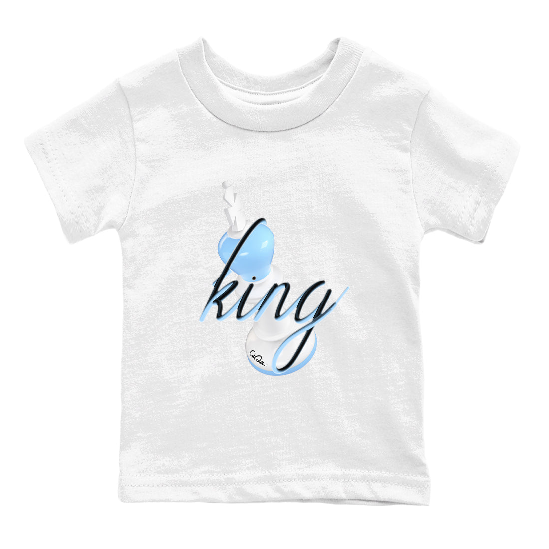 11s Retro Legend Blue shirts to match jordans 3D King sneaker match tees Air Jordan 11 Legend Blue best t shirts to wear with jordans SNRT Sneaker Tees Youth Baby White 2 tee