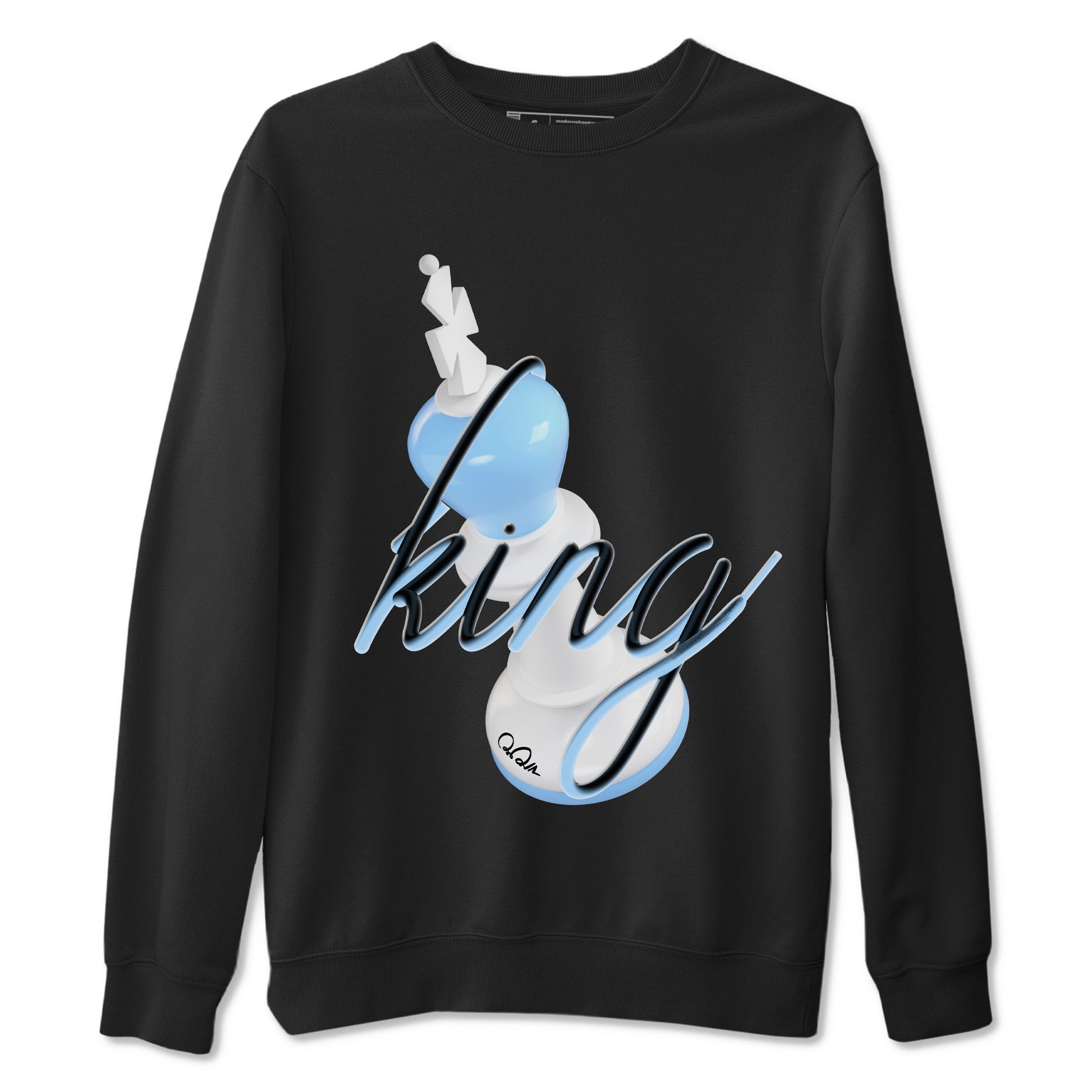 11s Retro Legend Blue shirts to match jordans 3D King sneaker match tees Air Jordan 11 Legend Blue best t shirts to wear with jordans SNRT Sneaker Tees unisex cotton Black 2 shirts