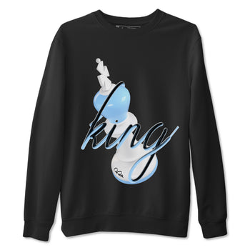 11s Retro Legend Blue shirts to match jordans 3D King sneaker match tees Air Jordan 11 Legend Blue best t shirts to wear with jordans SNRT Sneaker Tees unisex cotton Black 2 shirts