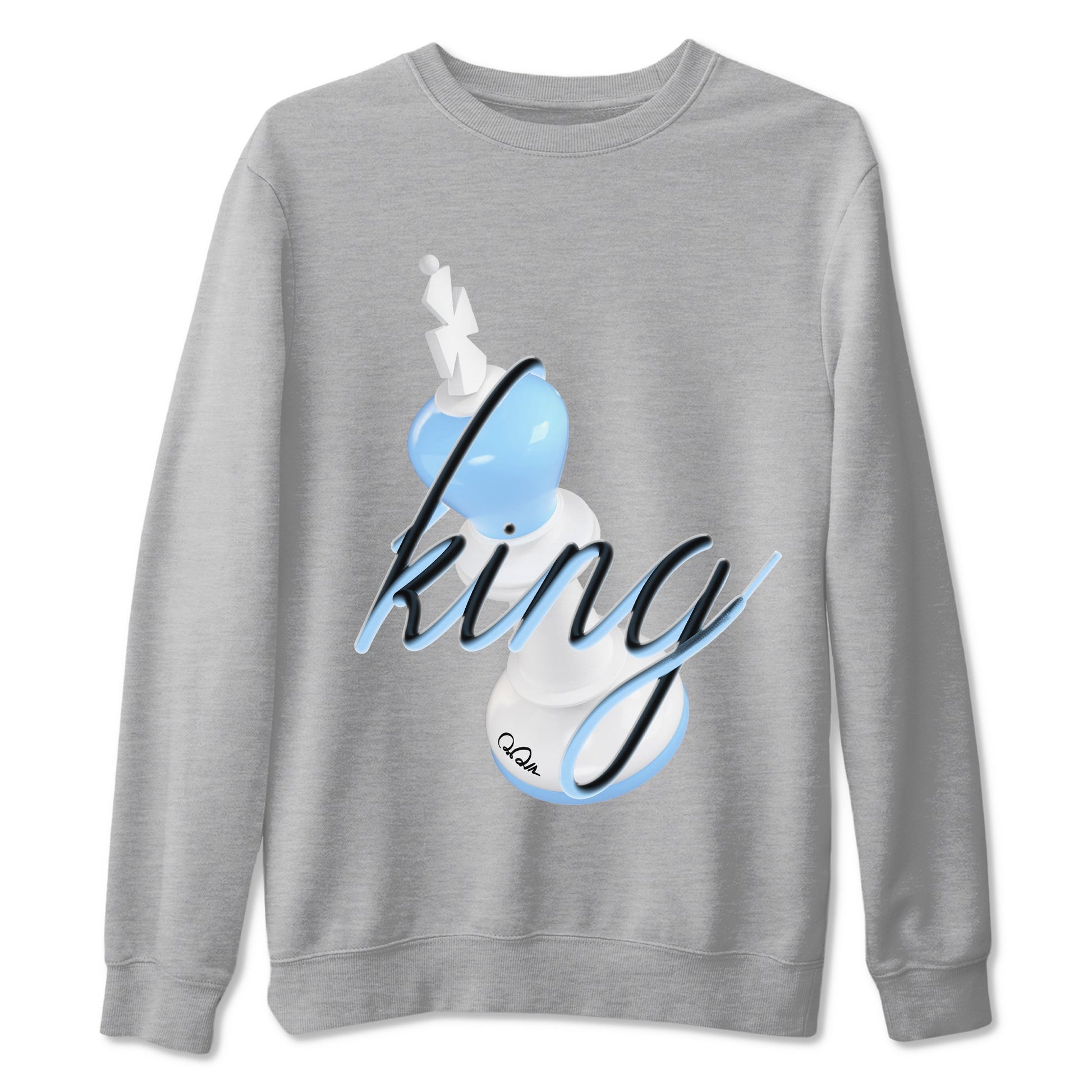 11s Retro Legend Blue shirts to match jordans 3D King sneaker match tees Air Jordan 11 Legend Blue best t shirts to wear with jordans SNRT Sneaker Tees unisex cotton Heather Grey 2 shirts