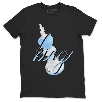 11s Retro Legend Blue shirts to match jordans 3D King sneaker match tees Air Jordan 11 Legend Blue best t shirts to wear with jordans SNRT Sneaker Tees unisex cotton Black 2 shirts