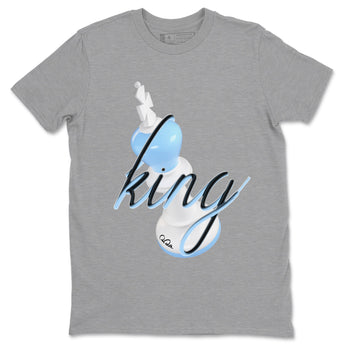11s Retro Legend Blue shirts to match jordans 3D King sneaker match tees Air Jordan 11 Legend Blue best t shirts to wear with jordans SNRT Sneaker Tees unisex cotton Heather Grey 2 shirts