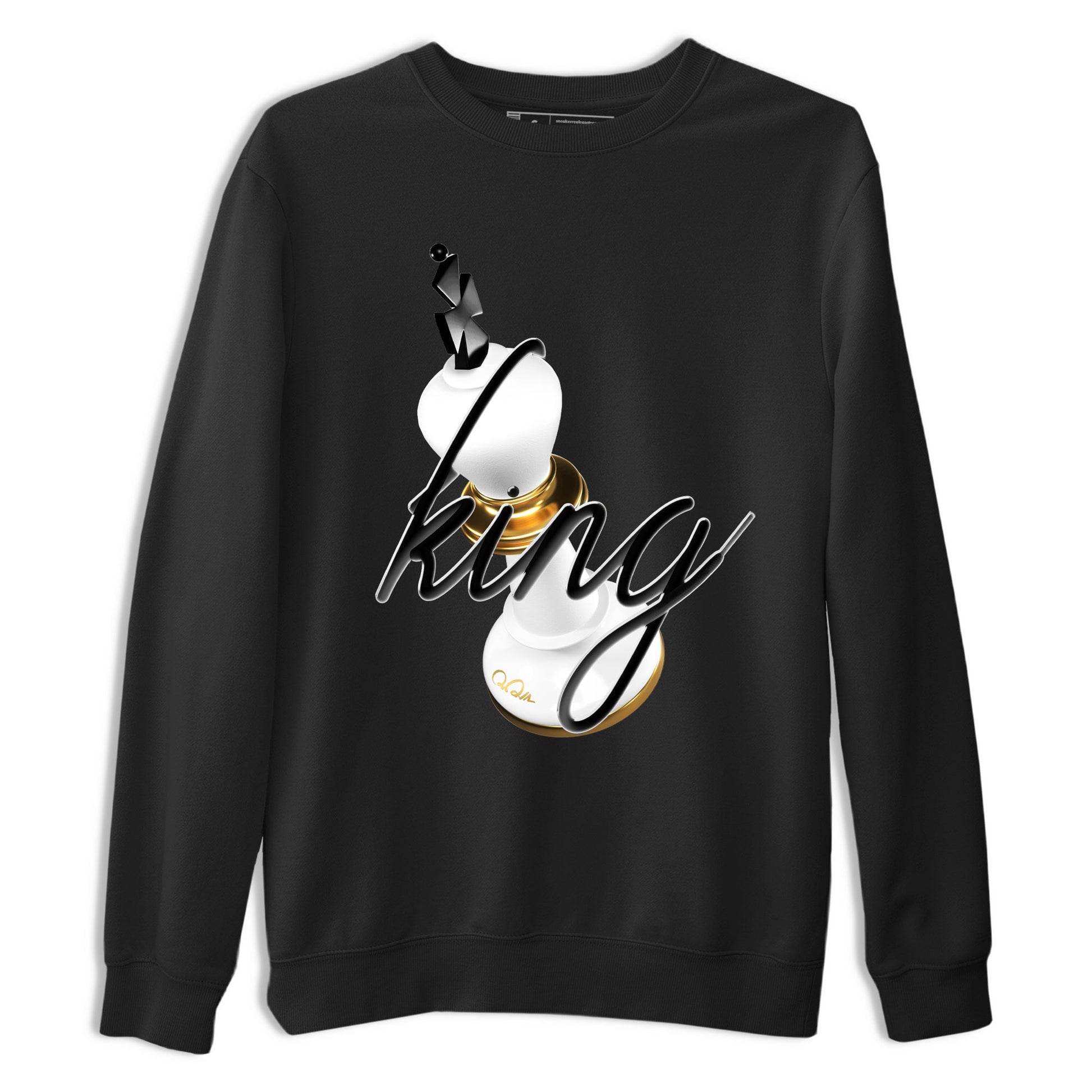 12s Taxi Sneaker match tees – Sneaker Tees To Match Air Jordan 12 Taxi Shoes – 3D King Tee Black 2