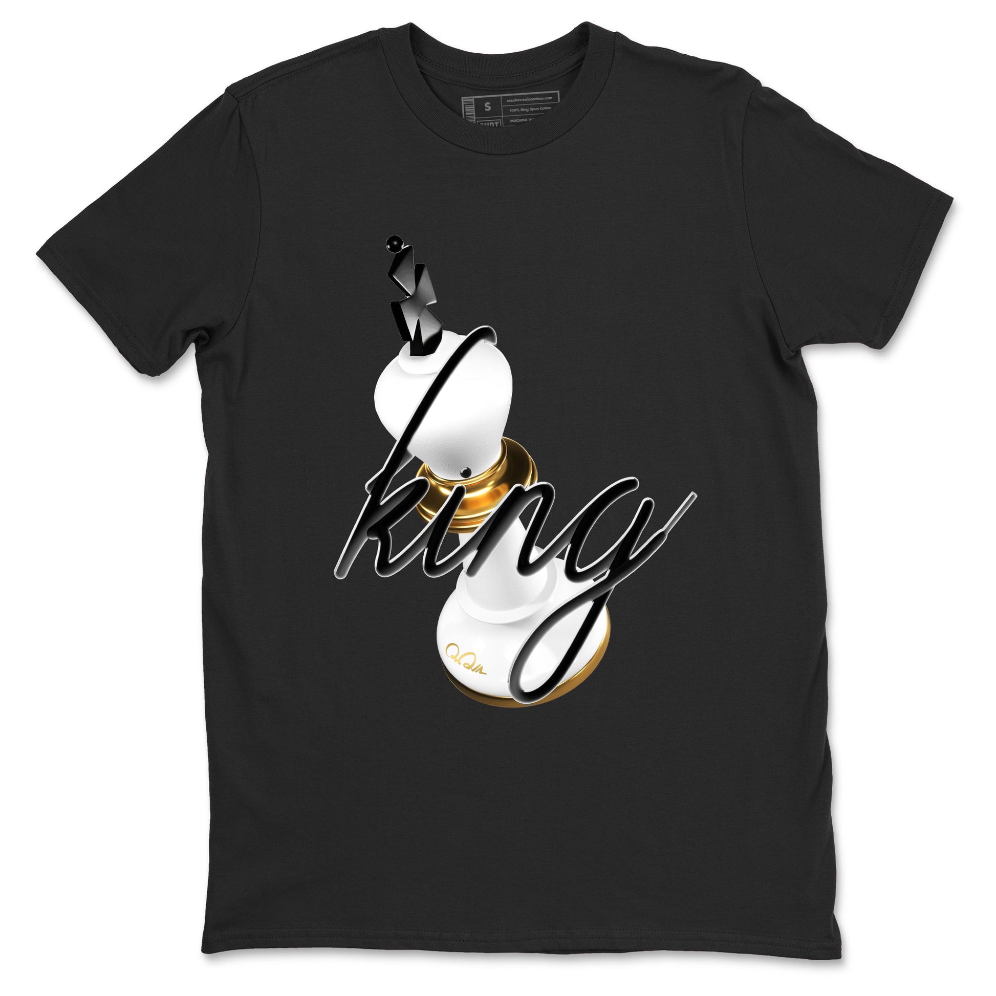 12s Taxi Sneaker match tees – Sneaker Tees To Match Air Jordan 12 Taxi Shoes – 3D King Tee Black 2
