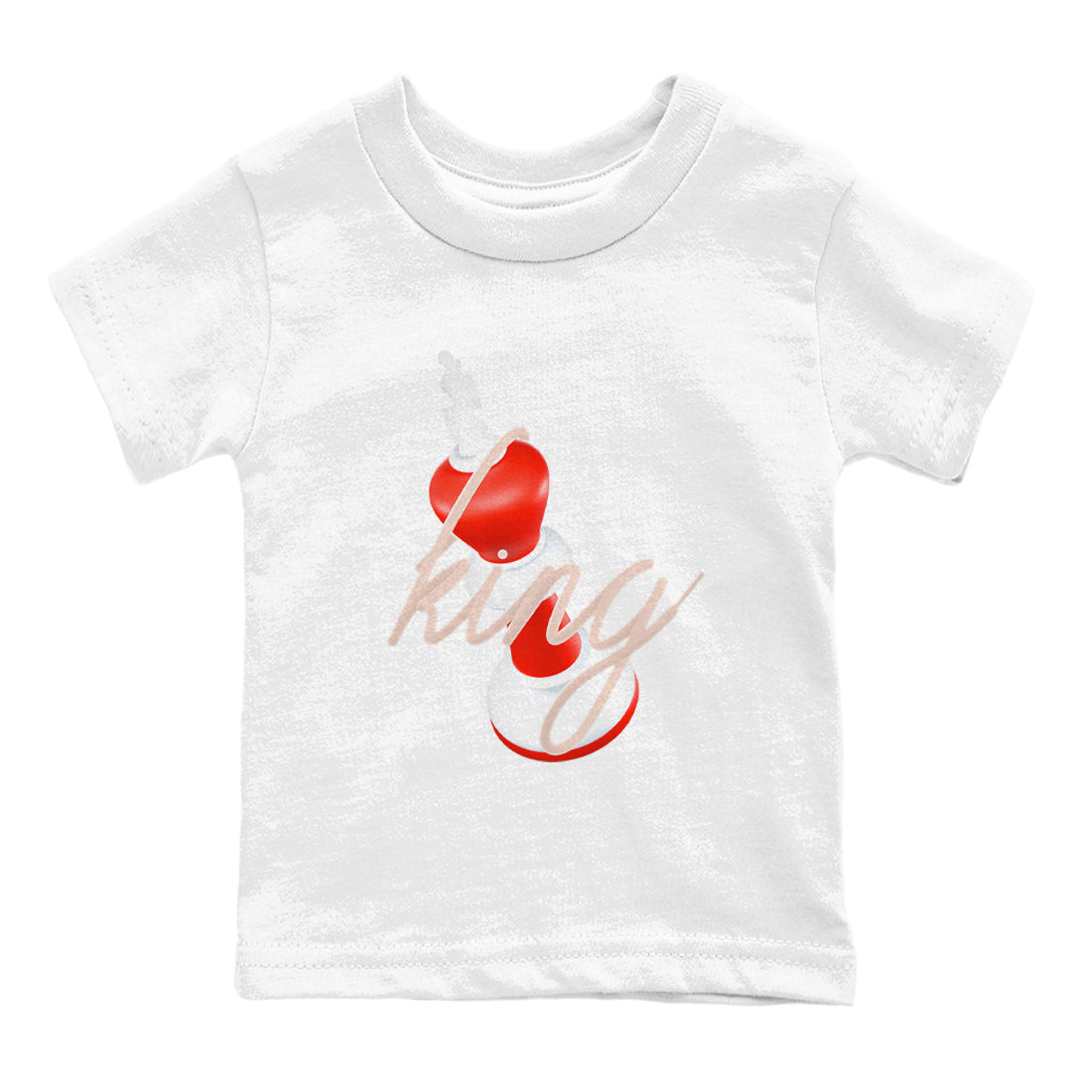 13s Dune Red shirts to match jordans 3D King sneaker match tees Air Jordan 13 Dune Red SNRT Sneaker Tees streetwear brand Baby and Youth White 2 cotton tee