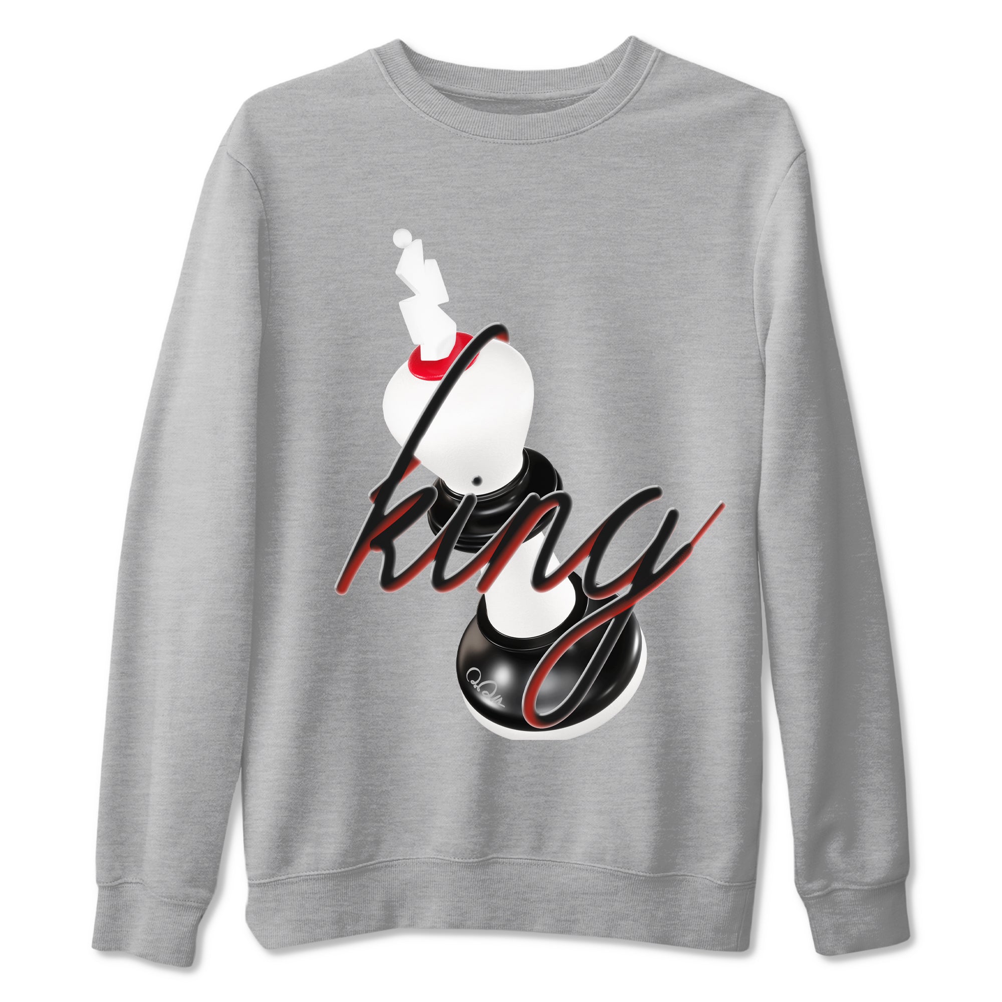 14s Black Toe shirts to match jordans 3D King graphic tees Air Jordan 14 Black Toe t shirts to match sneakers SNRT Sneaker Tees unisex cotton Heather Grey 2 shirts