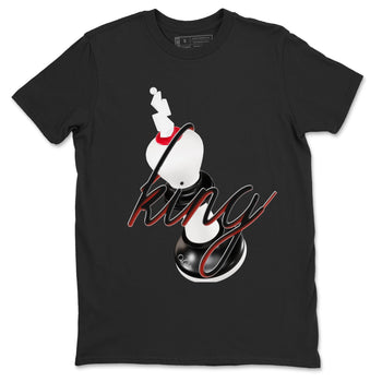 14s Black Toe shirts to match jordans 3D King graphic tees Air Jordan 14 Black Toe t shirts to match sneakers SNRT Sneaker Tees unisex cotton Black 2 shirts