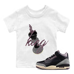 3s A Ma Maniere x Black shirts to match jordans 3D King sneaker match tees A Ma Maniere x Air Jordan 3 _hile You Were Sleeping_neaker Release Tees Youth Baby White 1 crew neck shirts