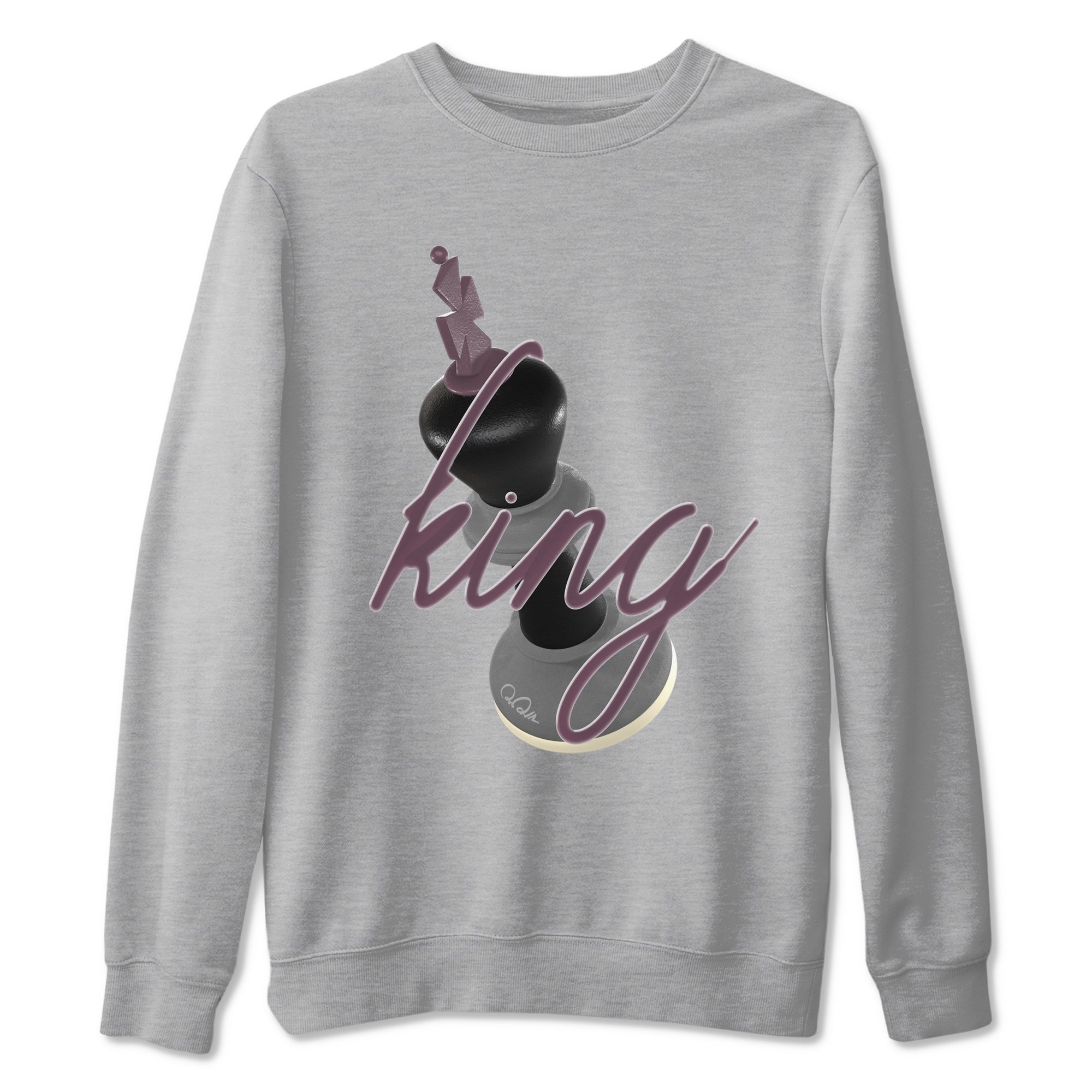 3s A Ma Maniere x Black shirts to match jordans 3D King sneaker match tees A Ma Maniere x Air Jordan 3 _hile You Were Sleeping_neaker Release Tees unisex cotton Heather Grey 2 crew neck shirts