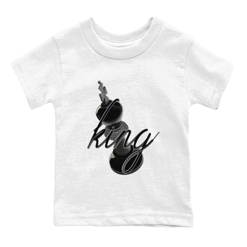 Air Jordan 3 Black Cat shirts to match jordans 3D King sneaker tees 3s Retro Black Cat best t-shirts to wear with jordans SNRT Sneaker Tees Youth Baby White 2 tee