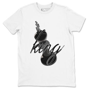 Air Jordan 3 Black Cat shirts to match jordans 3D King sneaker tees 3s Retro Black Cat best t-shirts to wear with jordans SNRT Sneaker Tees unisex cotton White 2 shirts