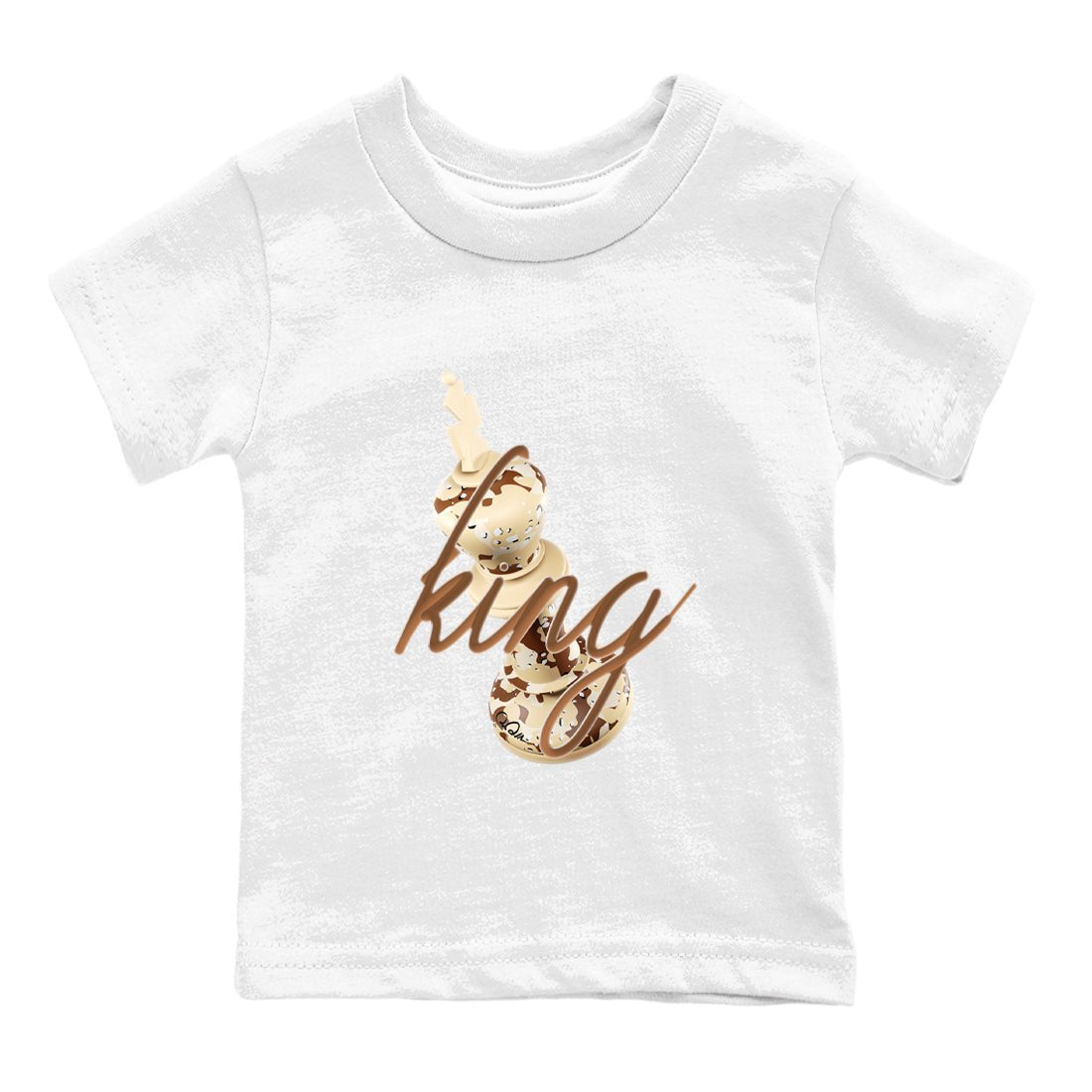 AJ3 Desert Camo shirts to match jordans 3D King sneaker match tees Air Jordan 3 Desert Camo SNRT Sneaker Tees streetwear brand Baby and Youth White 2 cotton tee